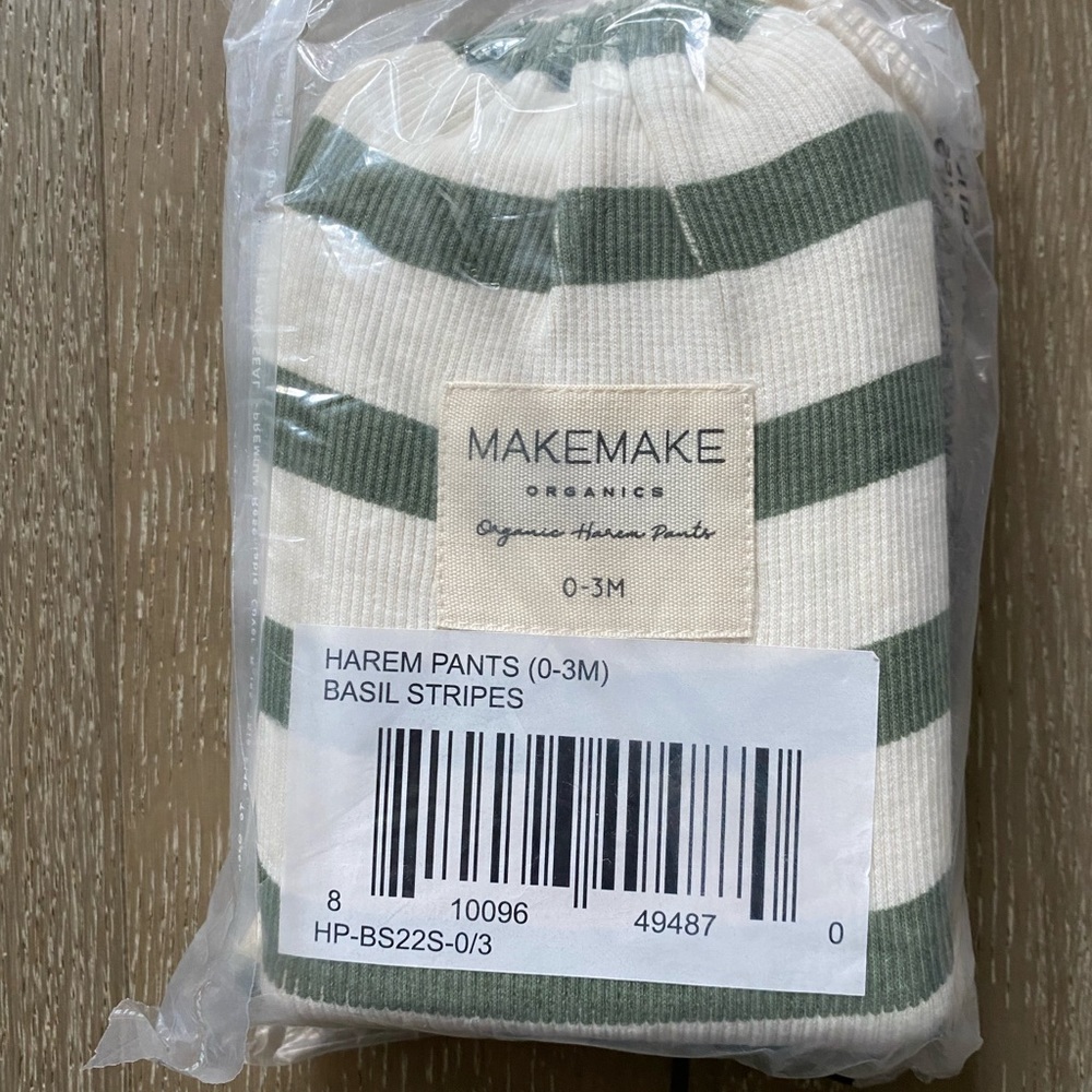Make Make Organics harem pants